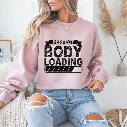Perfect Body Loading Gym Crewneck Sweatshirt