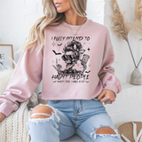 Sarcastic Funny Halloween Crewneck Sweatshirt - Samberule