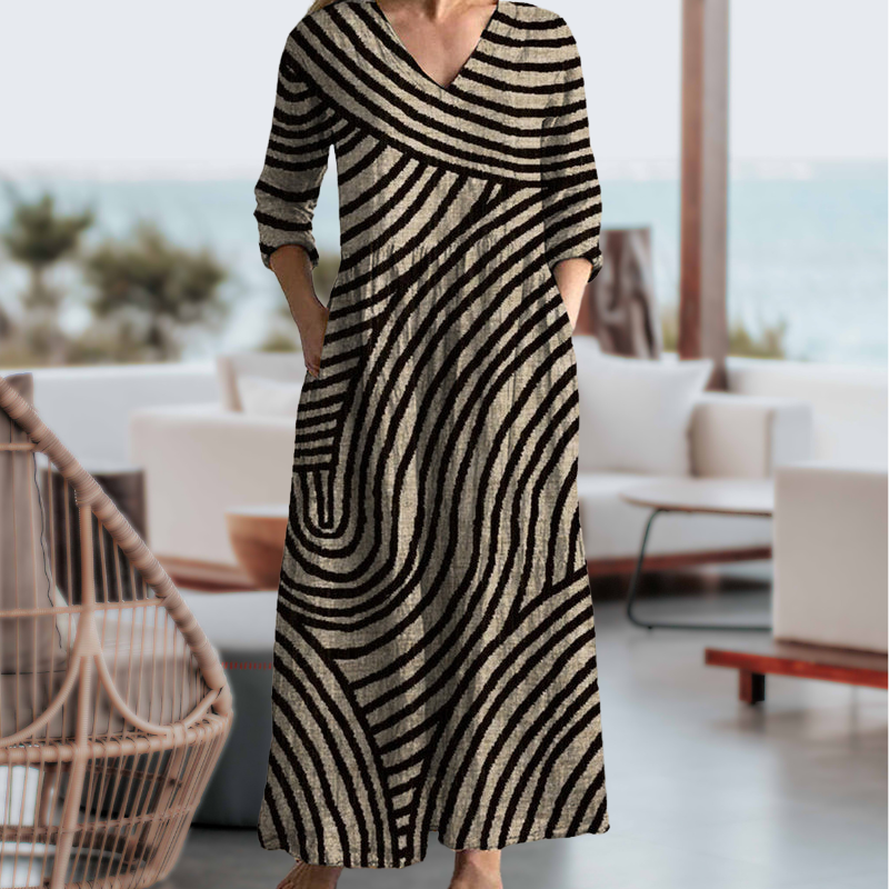 Gianna - Vintage Stripe Dress - Samberule