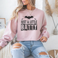 Just a Little Batty Halloween Crewneck Sweatshirt - Samberule