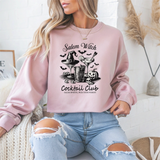Salem Witch Cocktail Club Halloween Crewneck Sweatshirt - Samberule