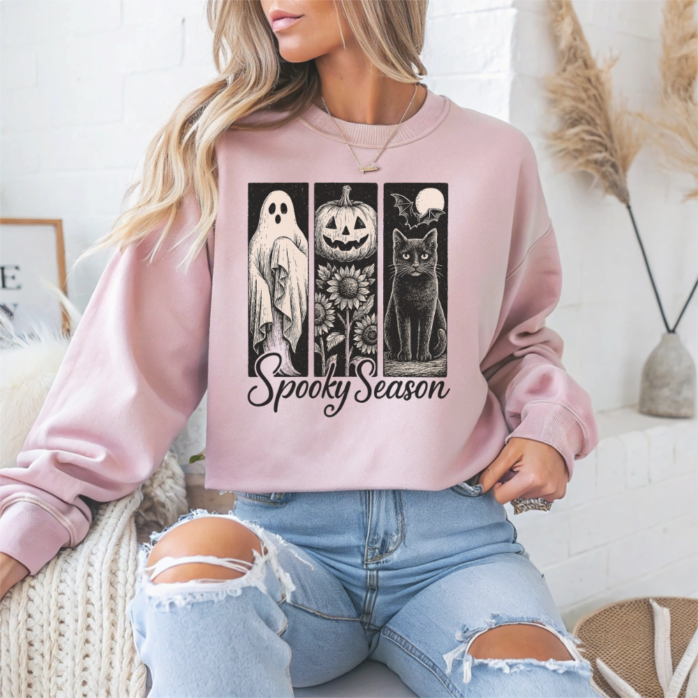 Spooky Season Halloween Crewneck Sweatshirt - Samberule