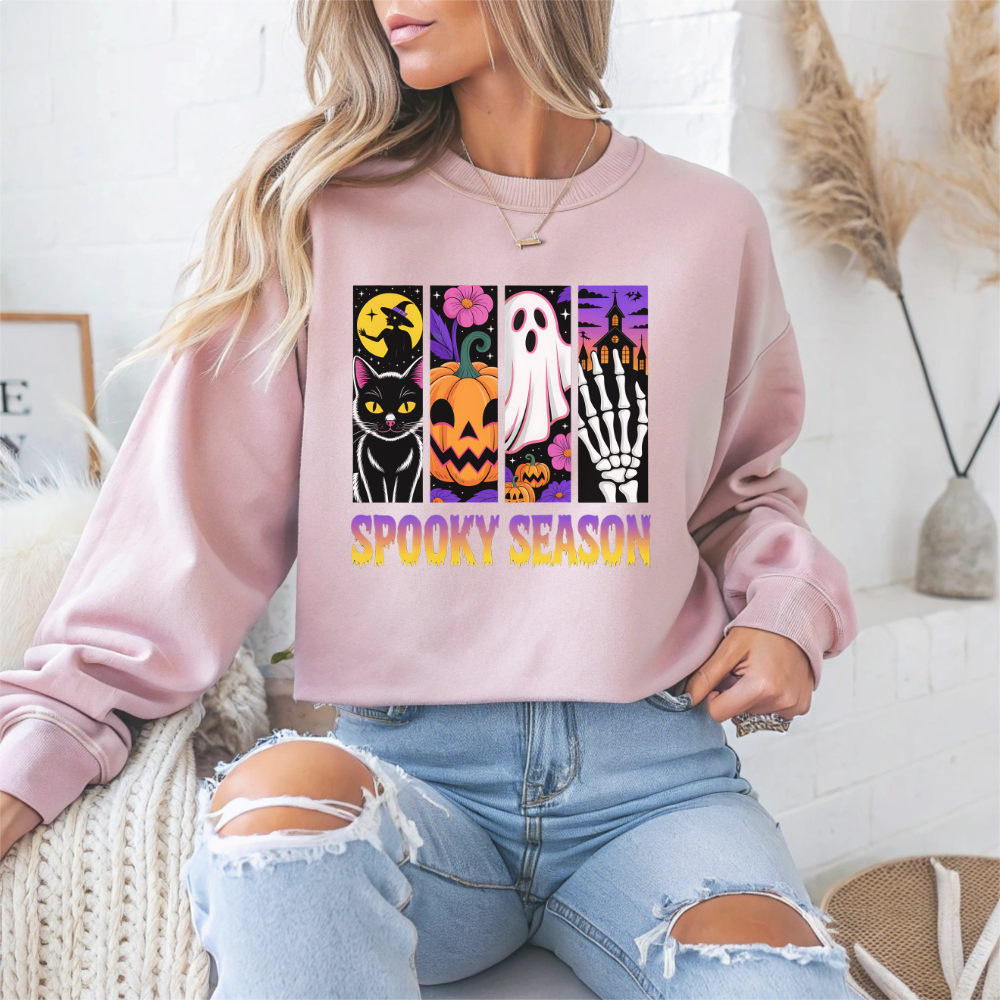 Spooky Season Halloween Crewneck Sweatshirt - Samberule