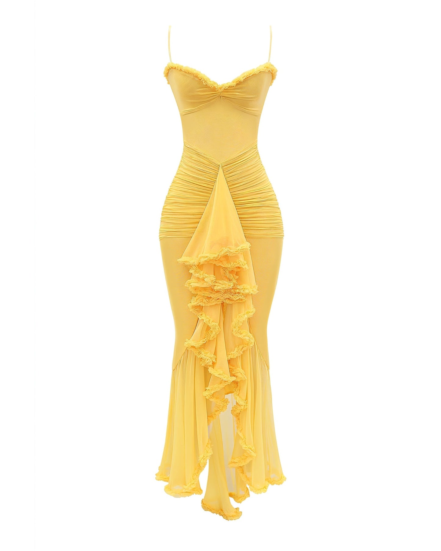 CYNTHIA Ruffled Maxi Dress