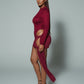 ALTEYA Lace Bodysuit & Mini Skirt Set