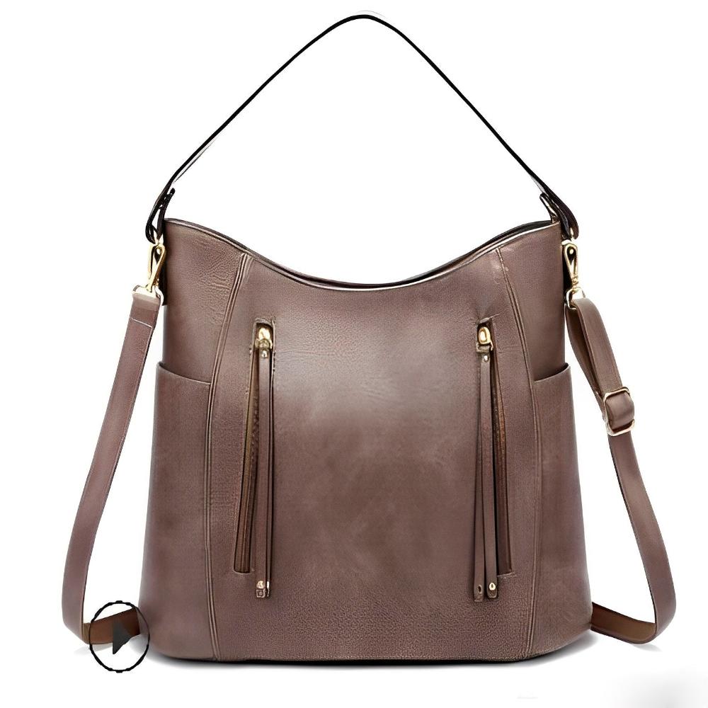 Colleen - Vegan Leather Hobo Bag - Samberule