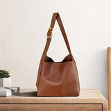 Aria - Vegan Leather Minimalist Shoulder Bag - Samberule