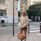 Caroline - Oversized Structured Leather Tote - Samberule
