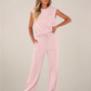 Charlotte | Women’s Spring Drawstring Relaxed Pants Set - Samberule