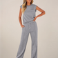 Charlotte | Women’s Spring Drawstring Relaxed Pants Set - Samberule