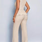 Addison | Women Spring Pleated Peplum Pants Set - Samberule