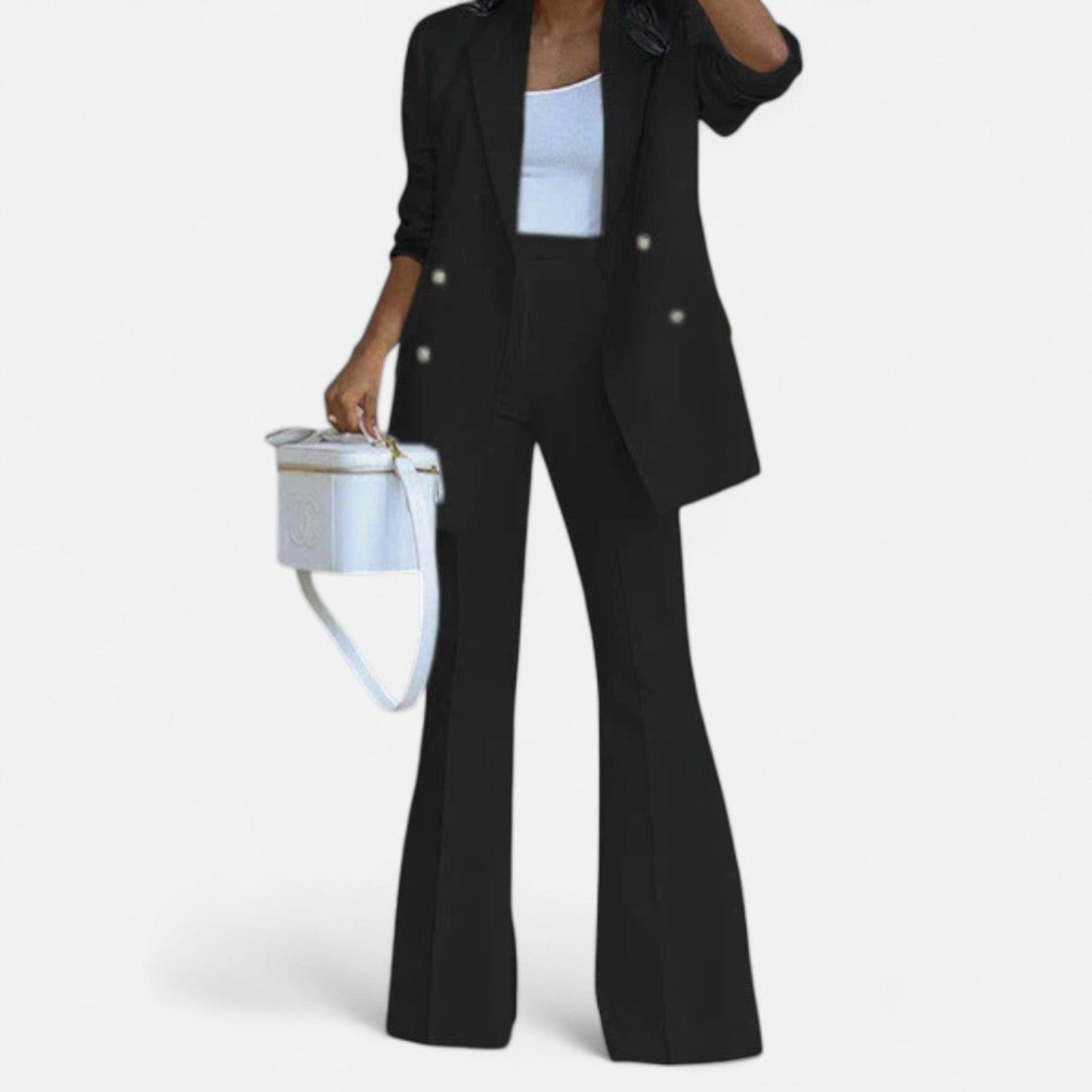 Abigail | Women Spring Double Breasted Pantsuit Set - Samberule
