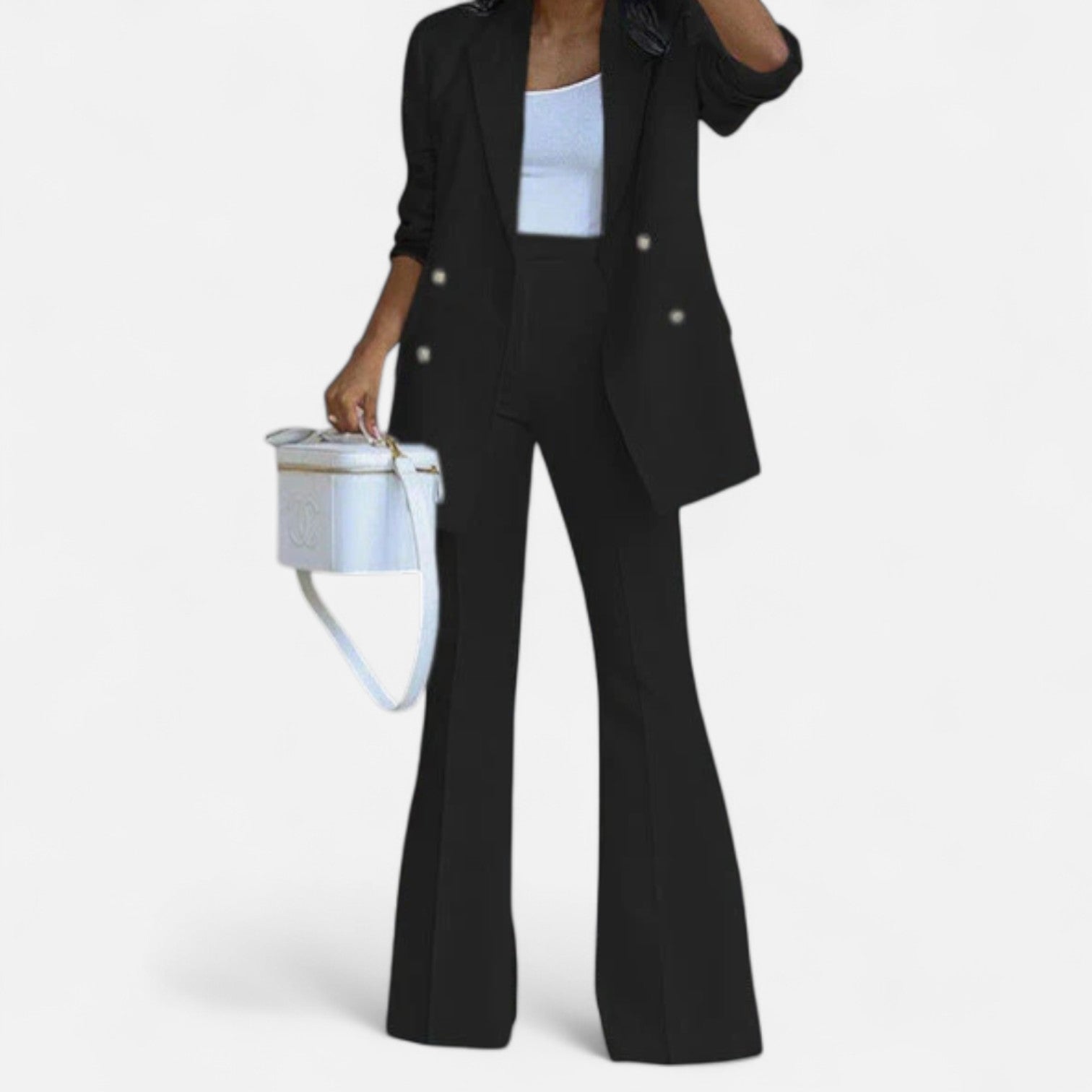Abigail | Women Spring Double Breasted Pantsuit Set - Samberule