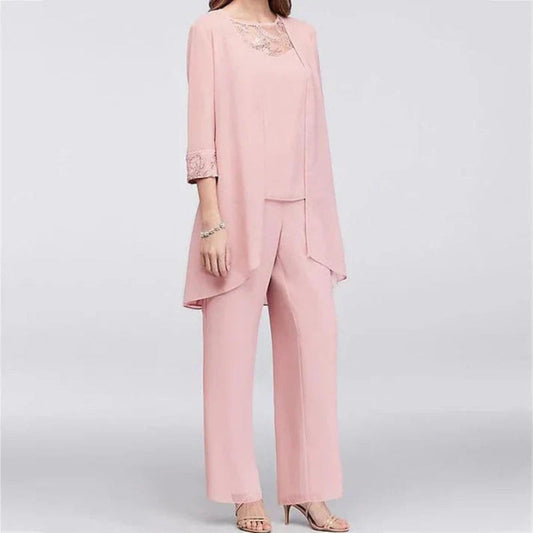 Chloe | Women’s Spring Three Piece Pant Set - Samberule