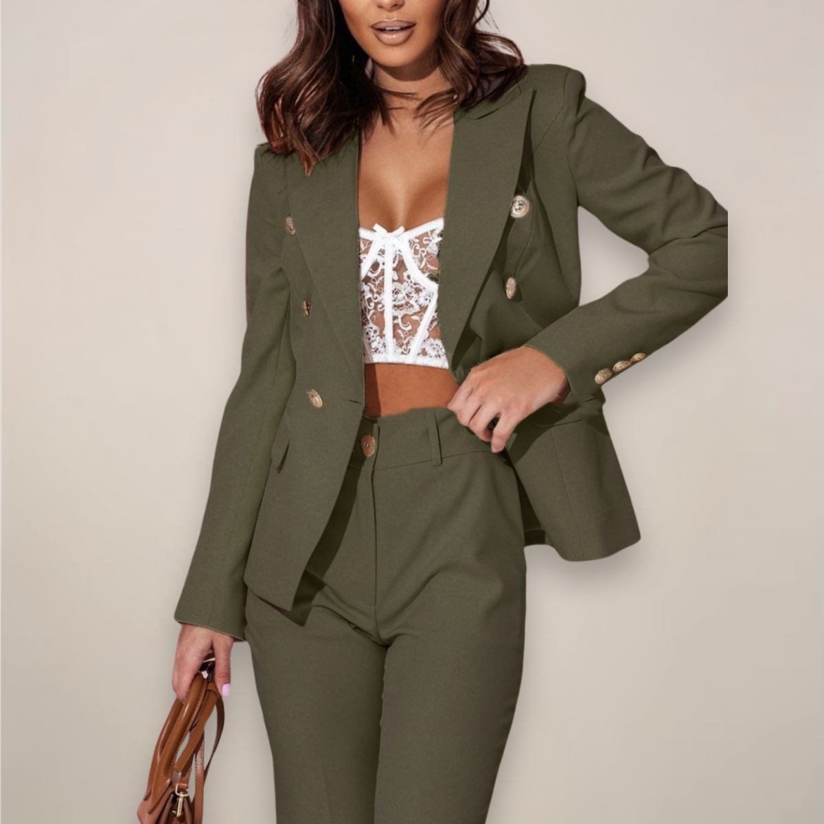 Maya | Women’s Spring Tailored Suit Set - Samberule