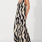 Relaxed Fit Scooped Back Style Maxi Dress