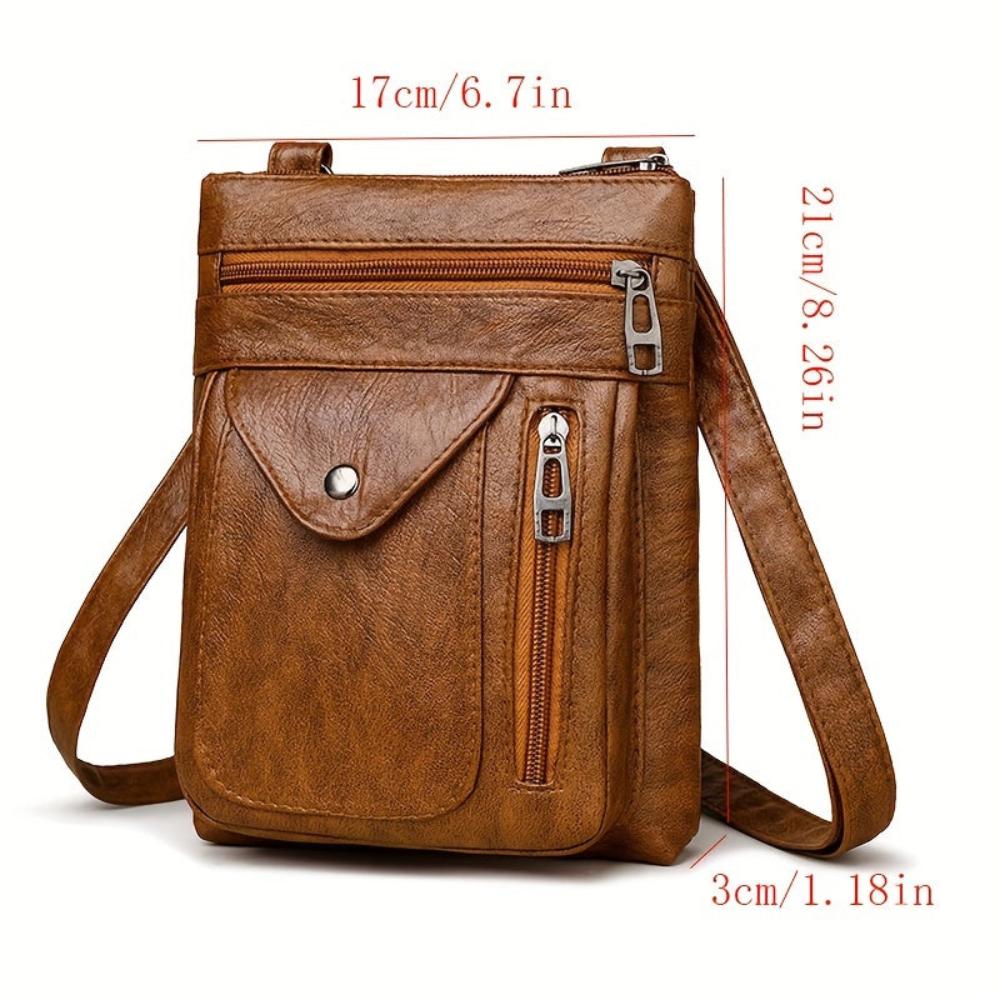 Rebecca - Vegan Leather Crossbody Shoulder Bag - Samberule