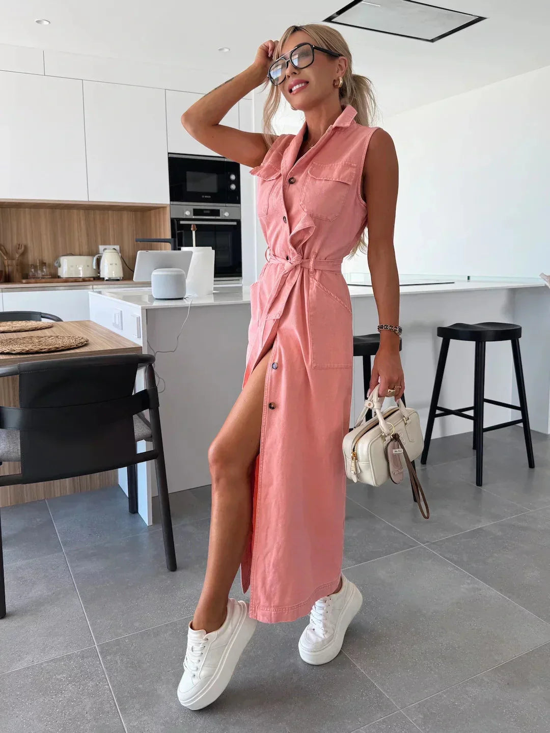 Claire - Denim Shirt Dress - Samberule