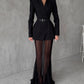 Fashion Jacket & Perspective Skirt Two-Piece Set
