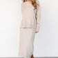 Ali Knit Skirt | Taupe
