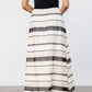 Alondra Woven Skirt | Cream + Black