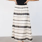 Alondra Woven Skirt | Cream + Black