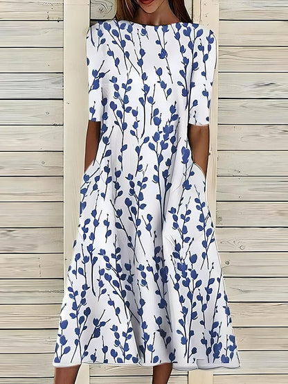 Luna - A-Line Midi Dress - Samberule