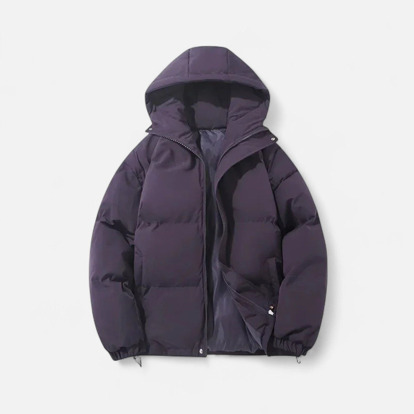 Unisex Cotton Hooded Puffer Jacket