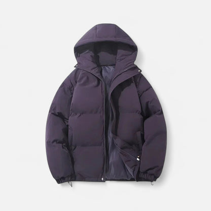 Unisex Cotton Hooded Puffer Jacket