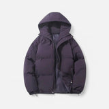 Unisex Cotton Hooded Puffer Jacket