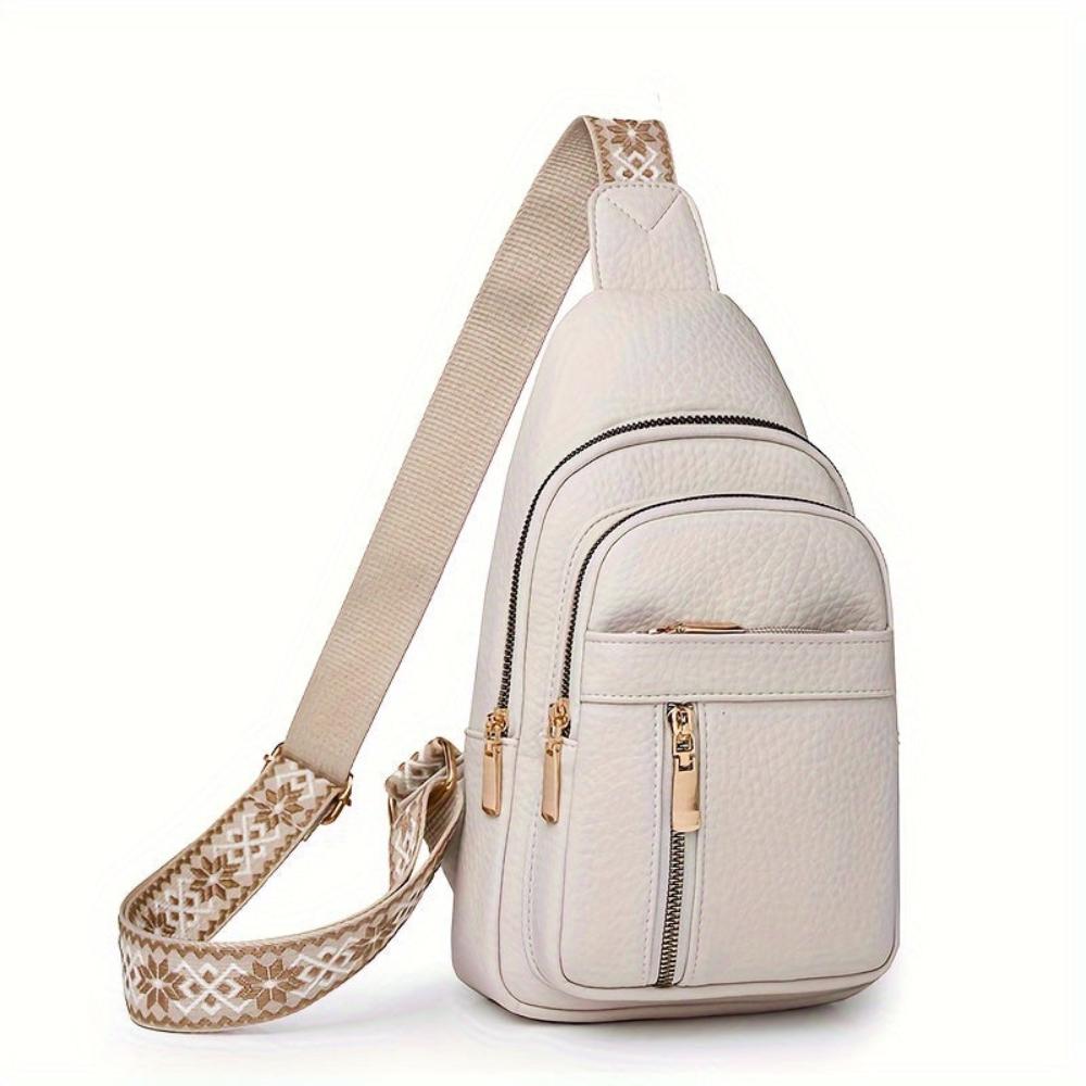 Margaret - Vegan Leather Sling Crossbody Bag - Samberule