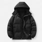 Men’s Padded Jacket with Detachable Hood