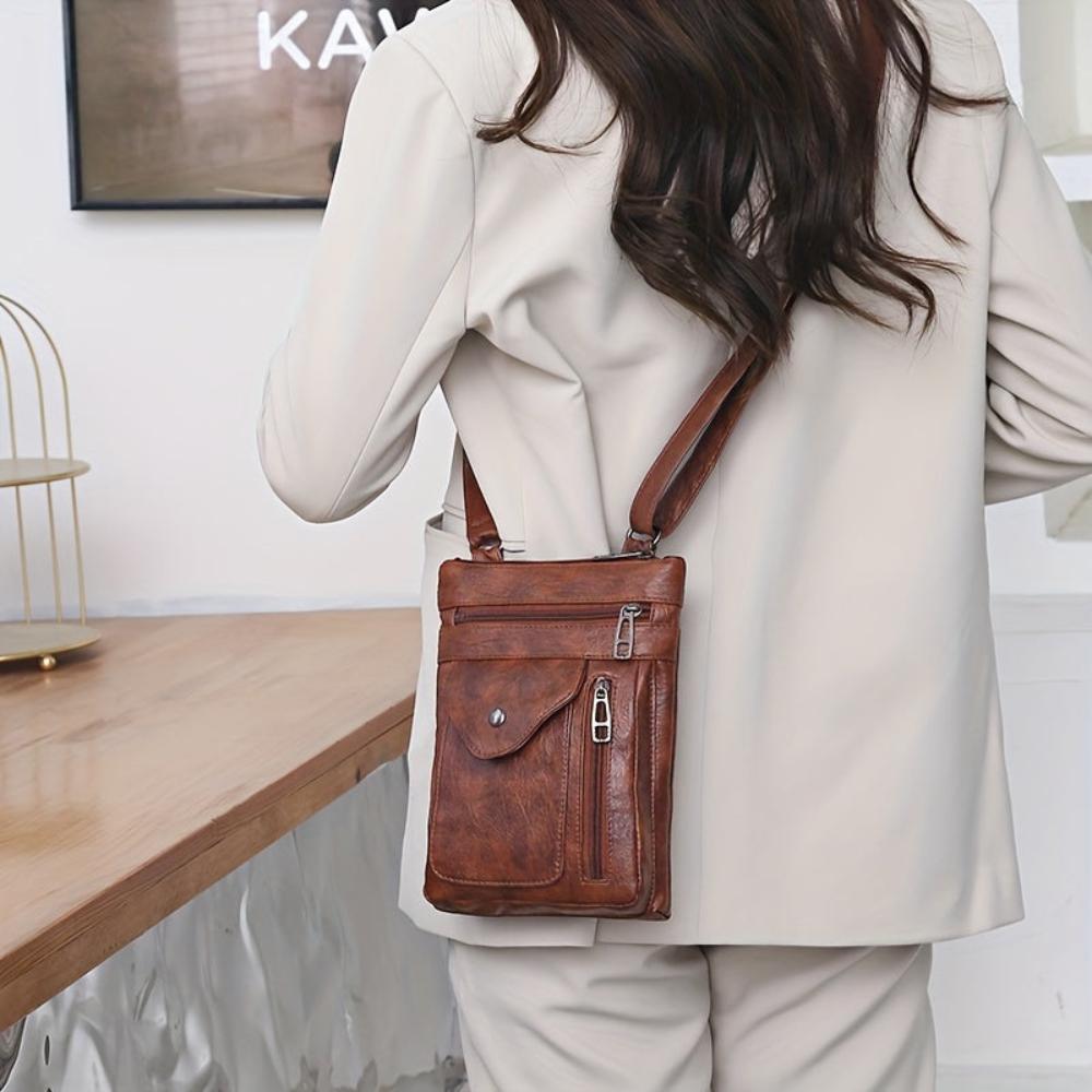 Rebecca - Vegan Leather Crossbody Shoulder Bag - Samberule