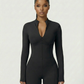 LUVINA Zip-Up Jumpsuit