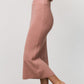 Carey Waffle Midi Skirt | Rose