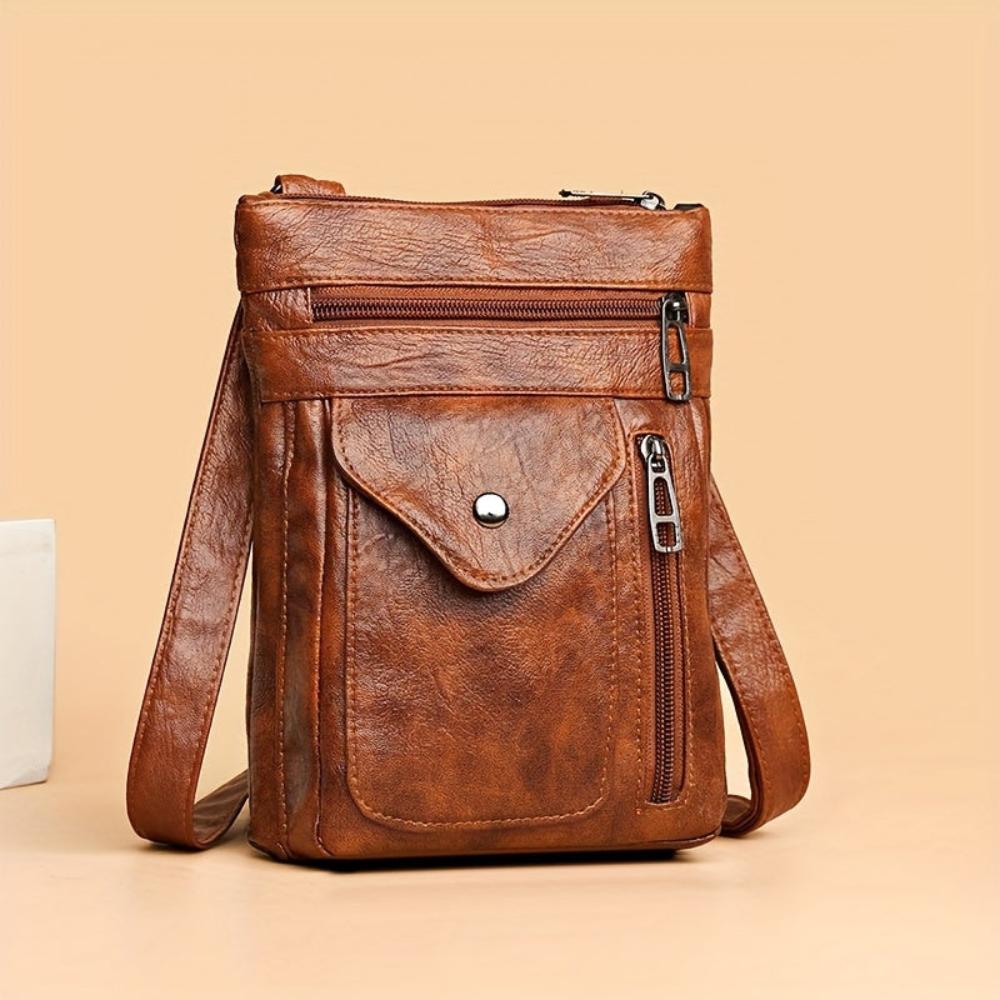 Rebecca - Vegan Leather Crossbody Shoulder Bag - Samberule