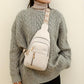 Margaret - Vegan Leather Sling Crossbody Bag - Samberule