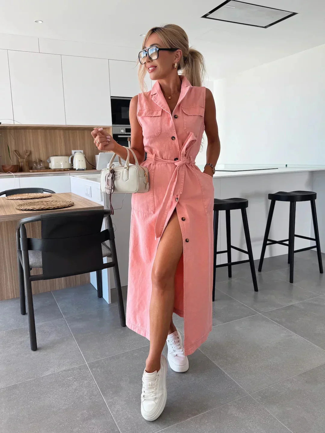 Claire - Denim Shirt Dress - Samberule