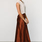 Celeste Satin Midi Skirt | Spice