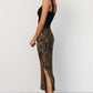 Charmed Sequin Midi Skirt | Bronze
