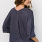 Chicago Lounge Top | Navy