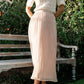Cyra Midi Skirt | Natural
