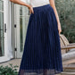 Cyra Midi Skirt | Navy