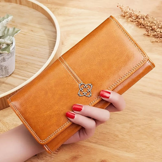 Sandra - Leather Bifold Wallet - Samberule