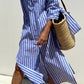 Faith - Striped Shirt Dress - Samberule