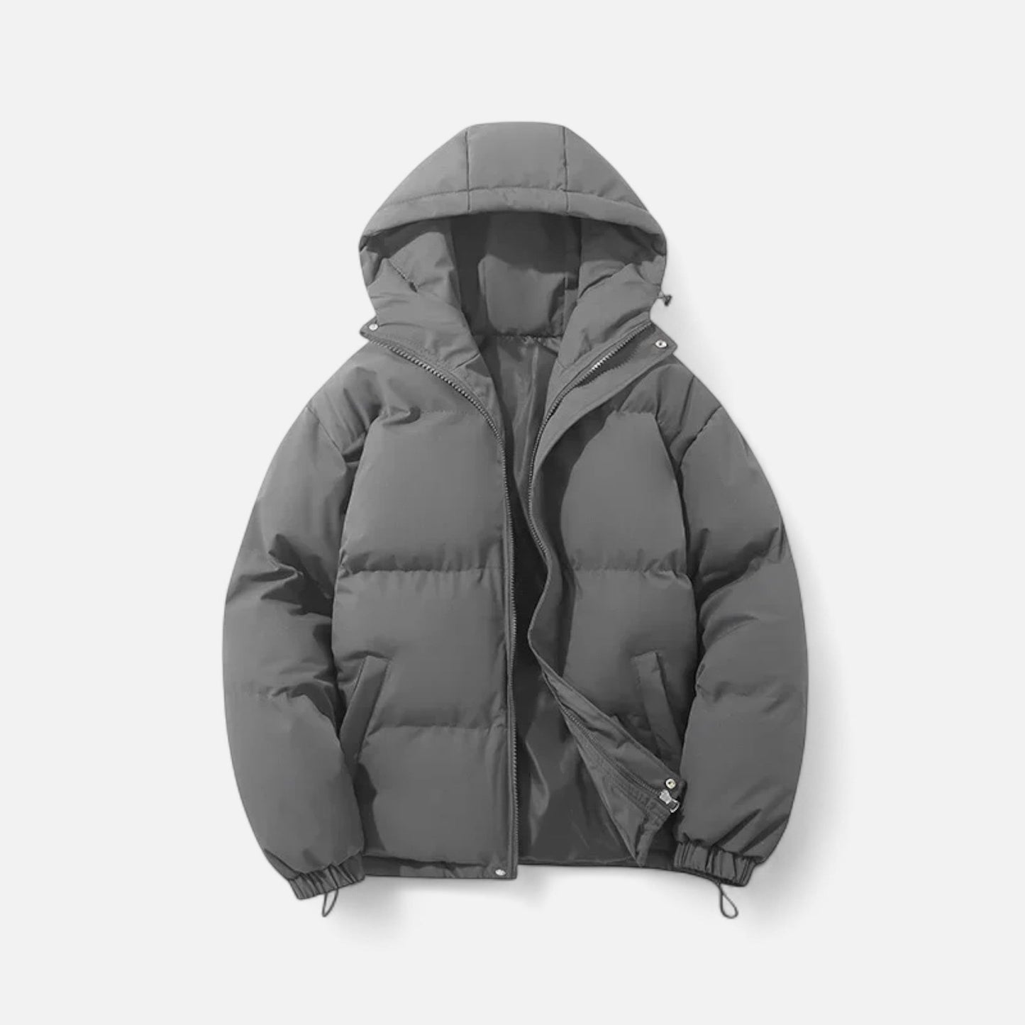 Unisex Cotton Hooded Puffer Jacket