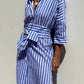 Faith - Striped Shirt Dress - Samberule