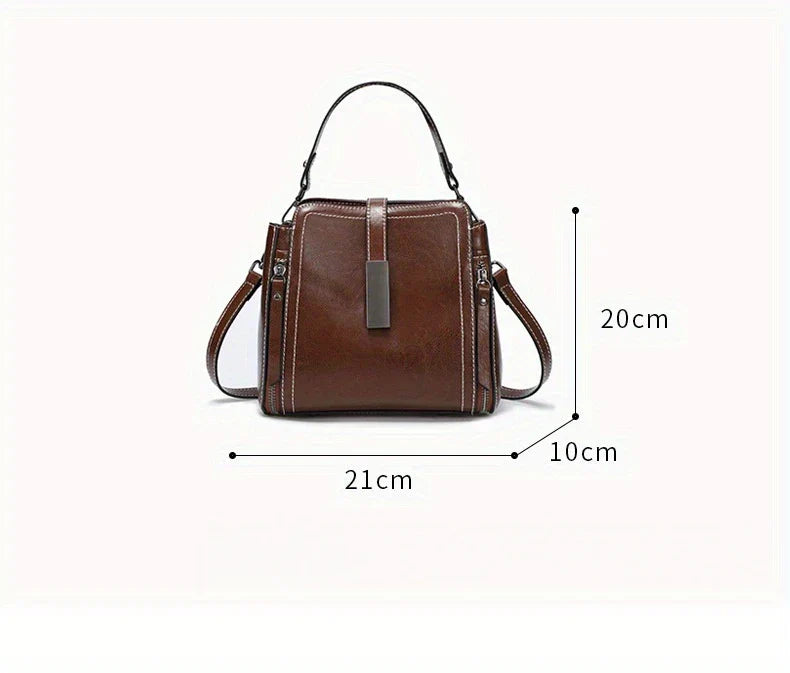 Ellen - Structured Satchel Handbag - Samberule