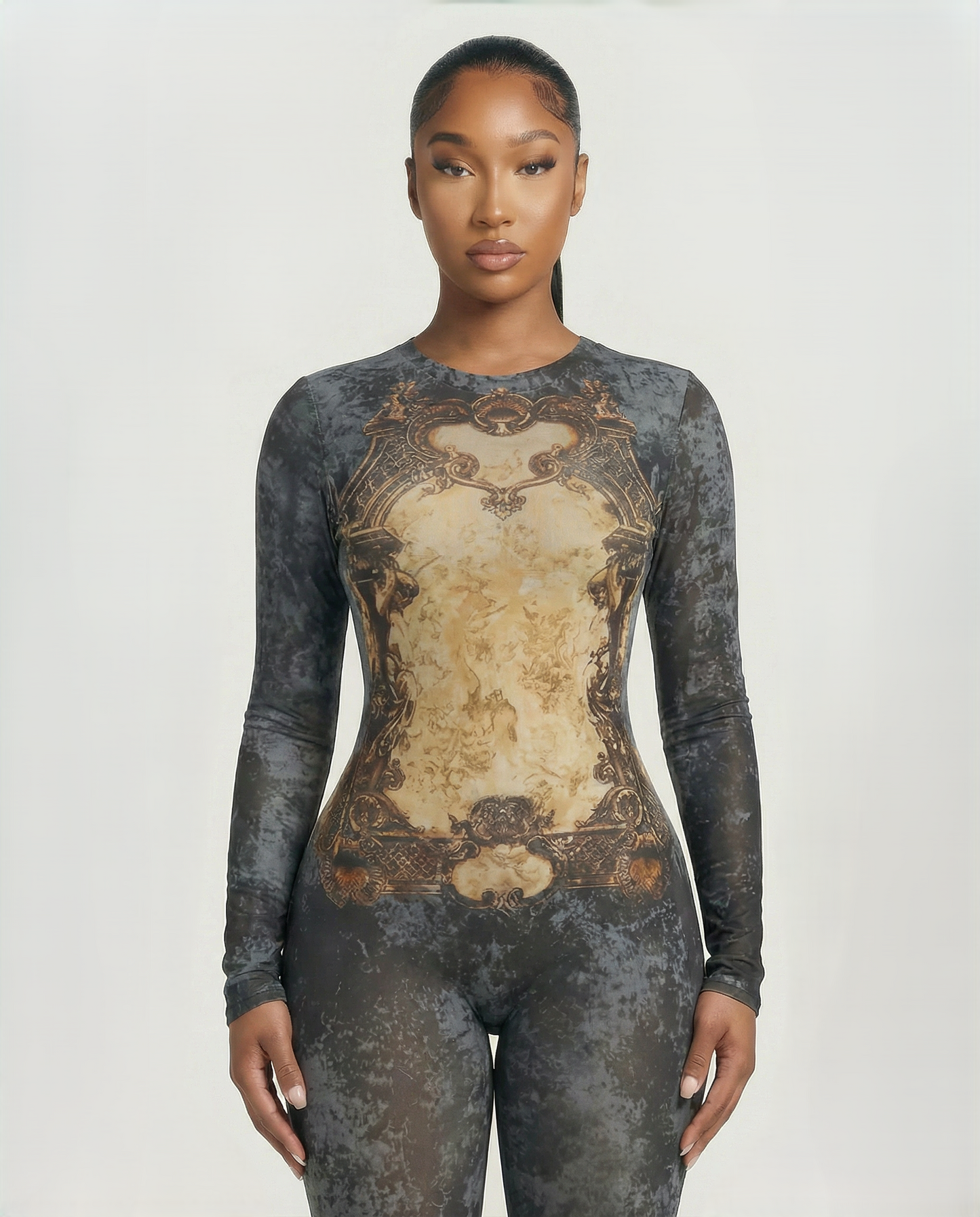 KALEYA Abstract Print Jumpsuit
