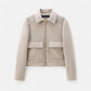 Women’s Zipped Winter Coat with Pockets - Samberule